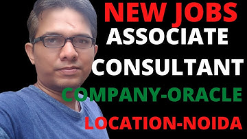 NEW JOBS- Associate Consultant in NOIDA
