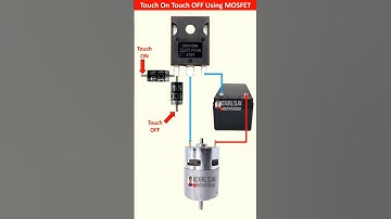 How to Make a Touch Switch Using One MOSFET || Touch ON Touch OFF Using MOSFET || MOSFET Switching