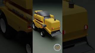 New Holland TC 5070 Harvester — 3D Model Showcase 🚜