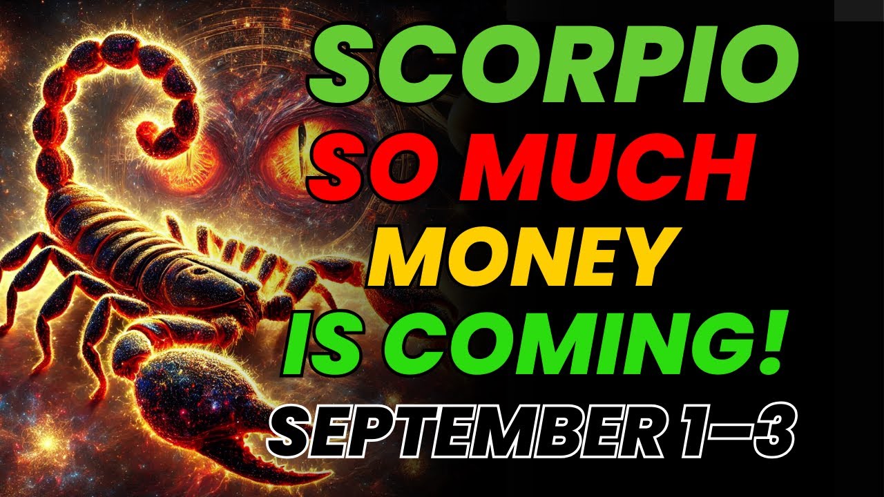 СКОРПИОН ♏ У ВАС БУДЕТ ТАК МНОГО ДЕНЕГ! 💸 Небеса сейчас вам помогут | Гороскоп на 1–3 СЕНТЯБРЯ