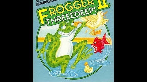 Frogger II: Threeedeep Atari EX Home Computer