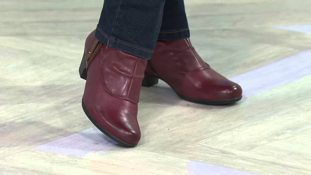 Cobb Hill by New Ruched Ankle Boots - with Amy Stran - YouTube