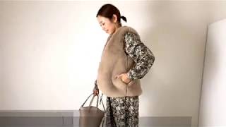 style｜着こなしが華やかになるファーベスト