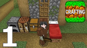 Crafting and Building SURVIVAL Gameplay Part 1