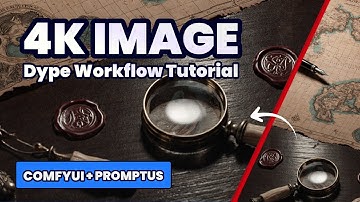 How to Generate 4K AI Images using Dype ComfyUI Workflow and Promptus Tutorial