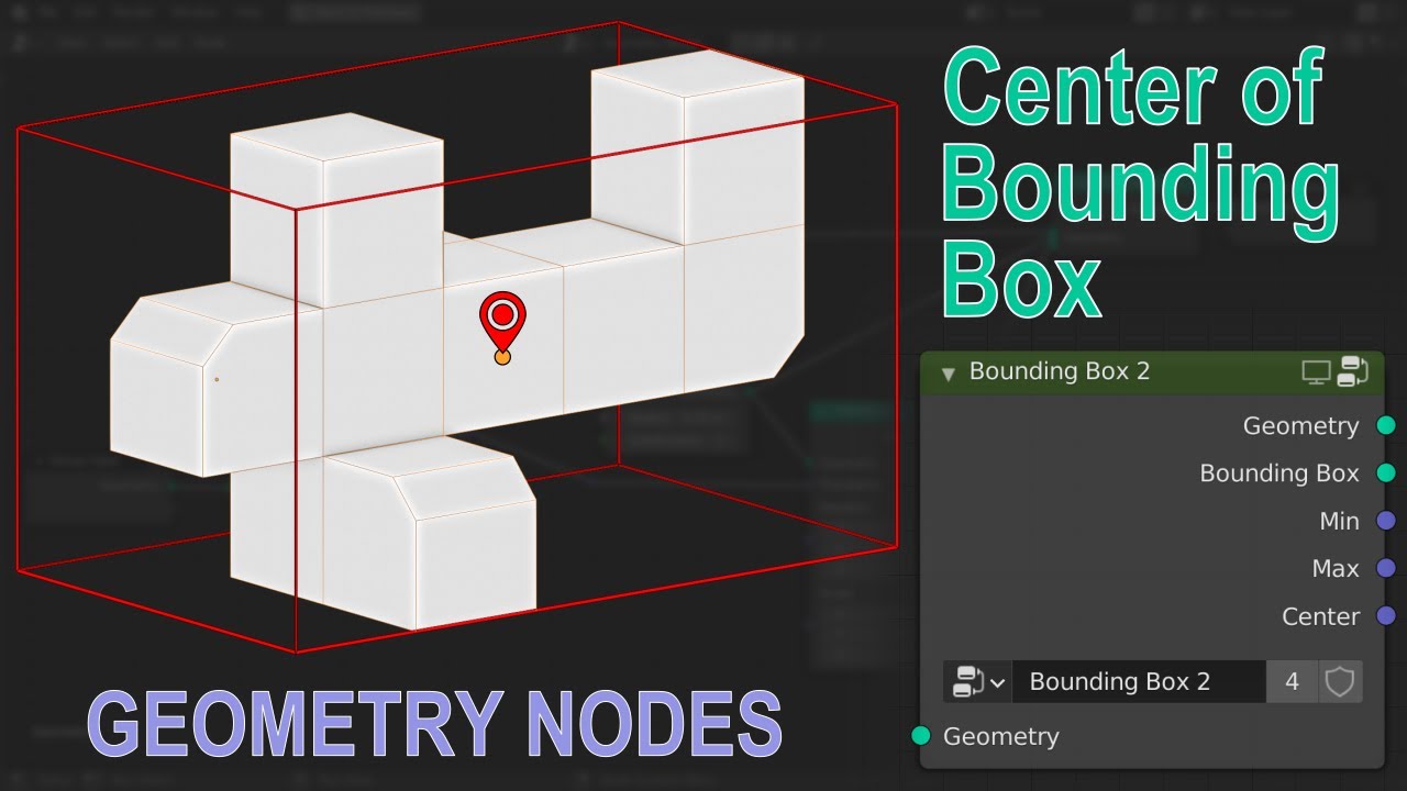 Center of Bounding Box in Geometry | Blender 2.93 Quick Tutorial - YouTube