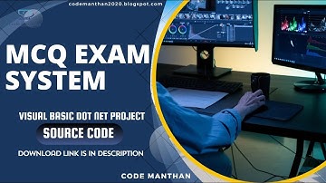 MCQ Exam System VB Dot Net 2010 Project with Source Code