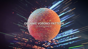 CG EXPERIMENT | ORGANIC VORONOI PATTERN | Motion Graphics | houdini and cinema4d