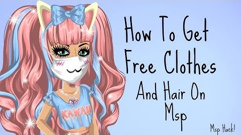 HOW TO GET FREE CLOTHES ON MSP! 2018 MSP HACK