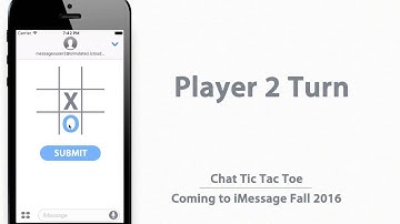 Chat Tic Tac Toe - First iMessage Turn-Based Games for new iOS 10 - Fall 2016