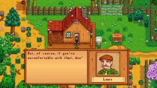 Stardew Valley - Marrying Lewis (Siv's Marriage Mod)