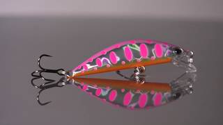 Illex Tricoroll Wobbler Hw Pink Pearl Yamame 5,5cm 4,5Gr videó