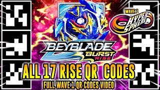All 17 Rise Qr Codes Beyblade Burst Rise App Full Wave 1 Youtube - beyblade rebirth roblox wiki