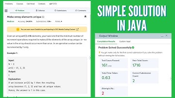 Make array elements unique GFG Practice POTD Solution || GFG POTD 11th Jan Solution in Java