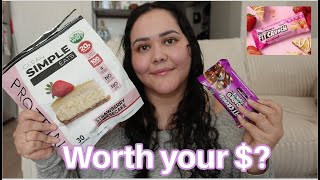 Clean Simple Eats Protein Taste Test & Fit Crunch Haul