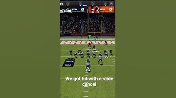 Slide Cancel in Madden #shorts