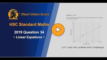HSC Maths Standard 2019 Question 34 - StudyNinja