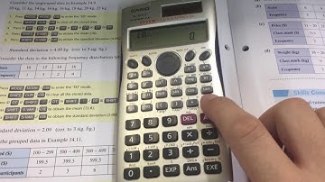 Find SD by using fx-3650p