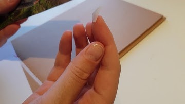 How I use sticky corners to add photos to a wedding guestbook | Ahoy Designs