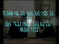Sib Hlub Tsis Sib Tau (cover) w/ lyrics on screen- Tupao Xiong