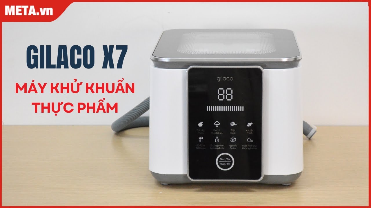 Thực phẩm sạch đến đâu? Cứ khử khuẩn bằng Gilaco X7 cho chắc! | META.vn