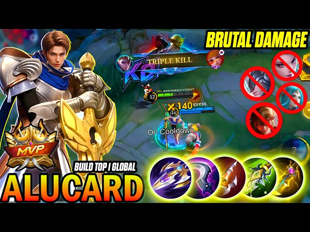 Alucard Brutal Damage Gameplay 1xTriple Kills | MLBB GAMEPLAY | - Build Top 1 Global Alucard ~ MLBB class=