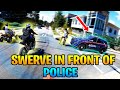 SWERVING APD POLICE CAR!!! *MEETING THE PACK* (  2021 ATL BIKE LIFE RIDE OUT ) | Leek GT