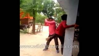 Man beaten up in police station - Faruqabad, India