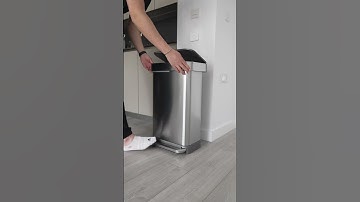 unboxing simplehuman 45l pedal bin