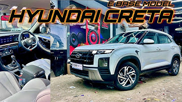 Hyundai creta e base model modified✅ Creta modified 2025✅ Creta e to sx modification✅ Modified Creta