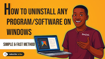 How To Uninstall Any Software From Windows (Step By Step Tutorial)