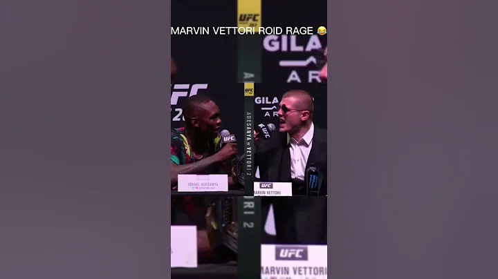 Marvin Vettori Funny Rage Moments #shorts #mma #funny #marvinvettori #israeladesanya #rage