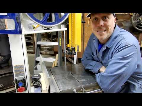 Rikon Bandsaw Blade Change And Setup