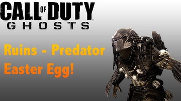 Call of Duty: Ghosts - Predator Easter Egg on Ruins!