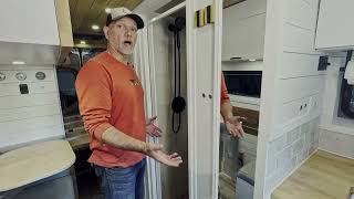 How To Build Camper Van Shower with 80/20 | Mercedes Sprinter Van 144 Build Series