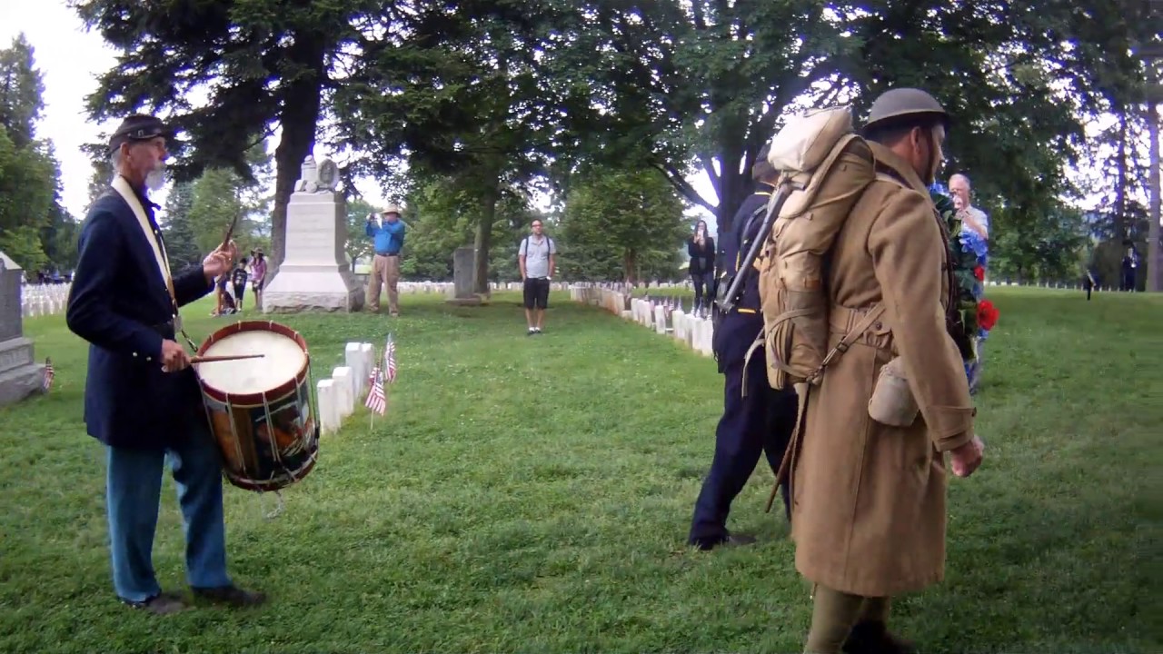 Memorial Day ceremony at Antietam National Cemetery in Western ...