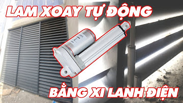 Lam xoay tự động bằng XI LANH ĐIỆN TH LA03 - Cực nhỏ gọn LH 0981195359