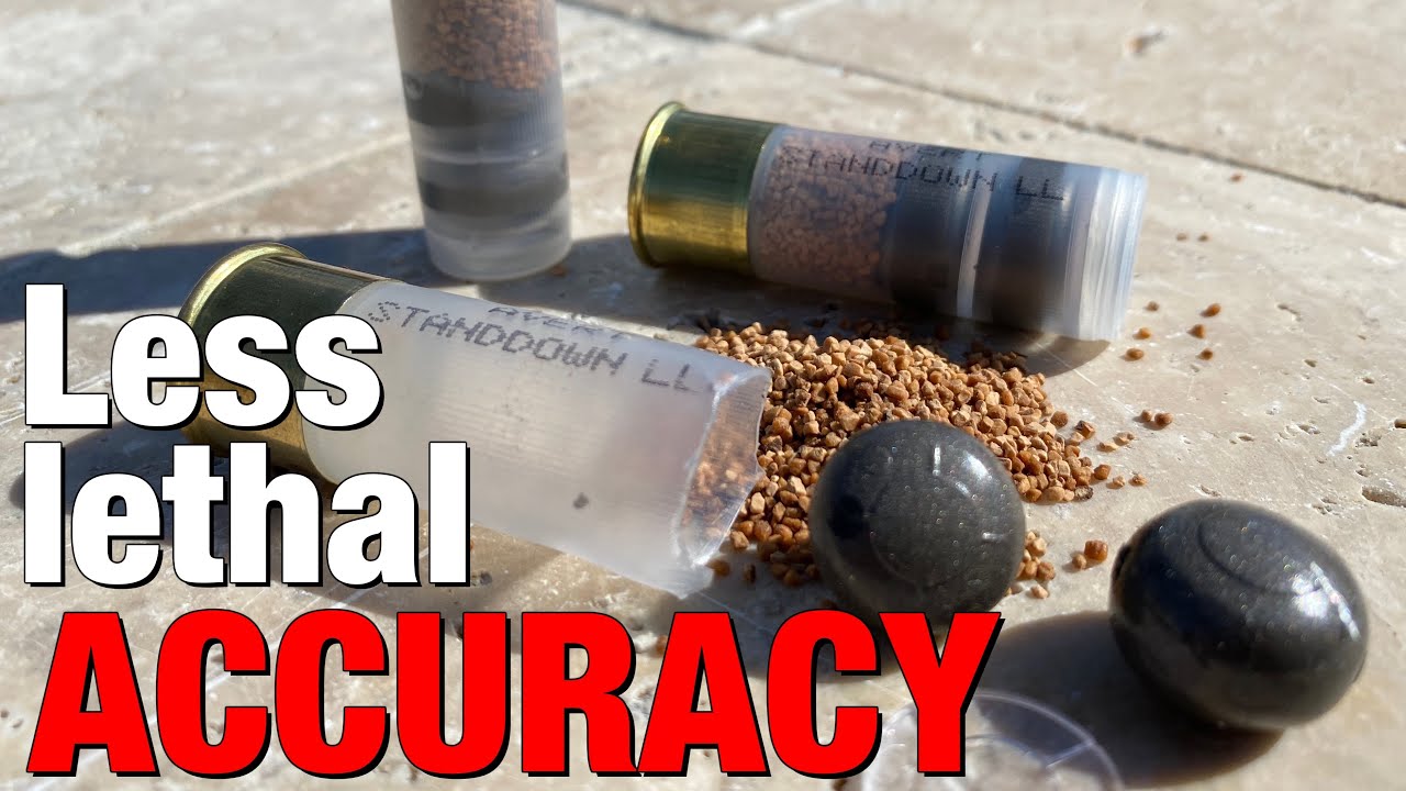 The lesslethal 12 gauge round from Avert Industries is surprisingly