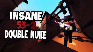 (Krunker) Insane 53-2 AK Double Nuke! Krunker Stream Highlights