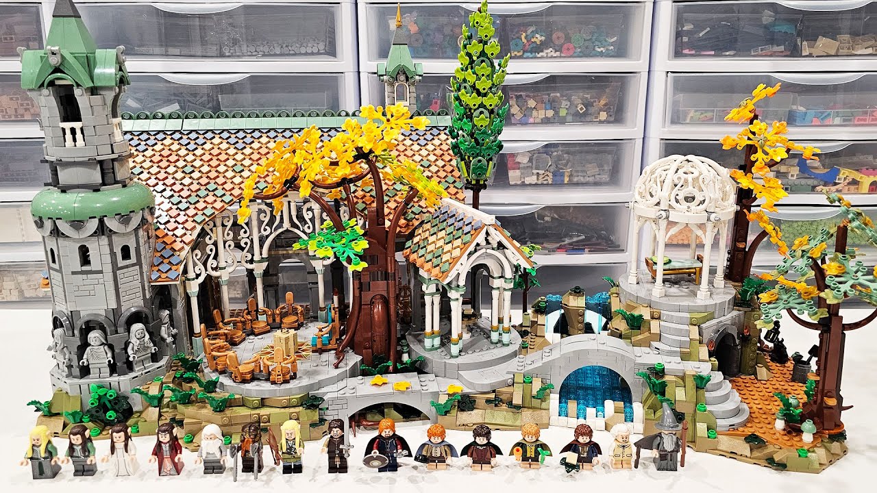 LEGO Lord of the Rings Rivendell Detailed Review MASTERPIECE! 