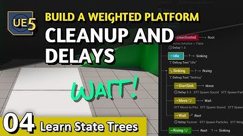 Learn State Tree - 04 - Cleanup and Delays - Unreal 5.6