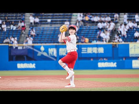 本田紗来、2度目の始球式は「99・9点」