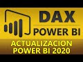 Curso DAX en Power BI (2020) - Actualización Power BI