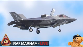 LIVE STEALTH 5TH GEN F-35B ACTION 809 NAVAL AIR SQN, 617 &amp; 207 SQUADRON • RAF MARHAM 18.03.25