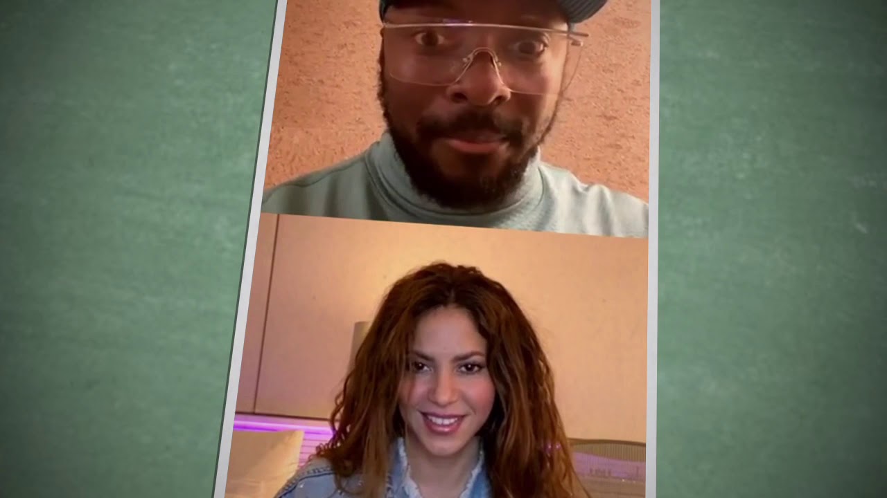 Shakira e Will.i.am (live no Instagram )