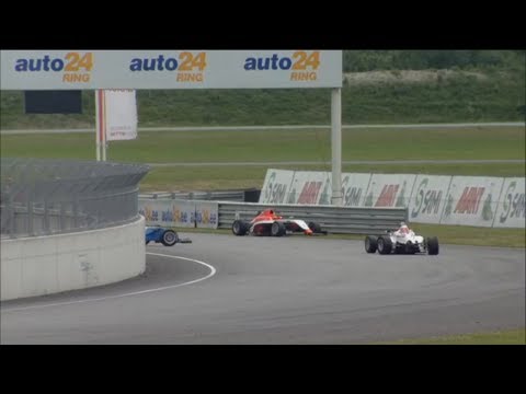 SMP Formula 4 Championship 2017. Race 3 Auto24ring. Start Crashes