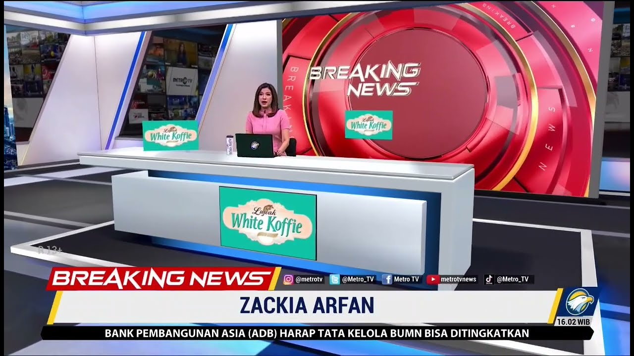 Opening dan Closing Breaking News Metro TV | Selasa, 21 Februari 2022 | Menggunakan Set Studio MHI