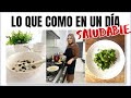 LO QUE COMO EN UNA DIA PARA VERME DELGADA / RICO Y SALUDABLE! / DANIELA LIEPERT VLOGS