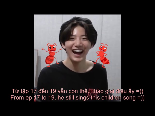 Treasure Kim Junkyu sings The ants song =))) class=