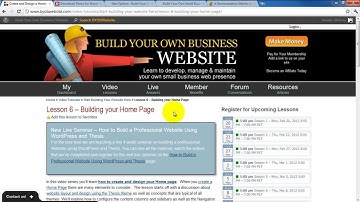 Lesson 6 -- Part 3 -- More Benefits of Using the Thesis Theme